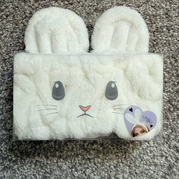 Other - 2 Cute Bunny Headbands in White and Grey